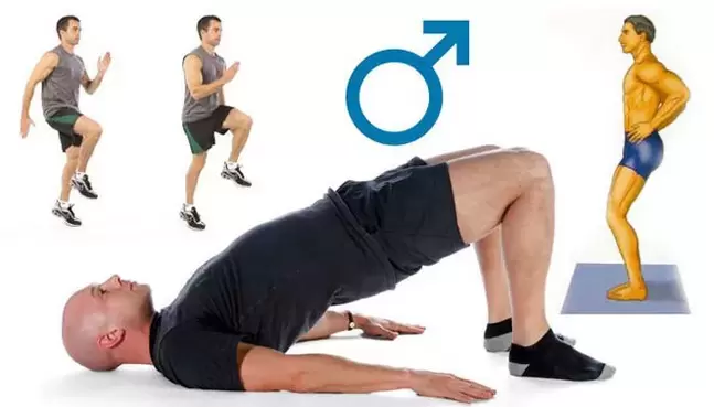 Körperliche Bewegung hilft einem Mann, seine Kraft effektiv zu steigern. 